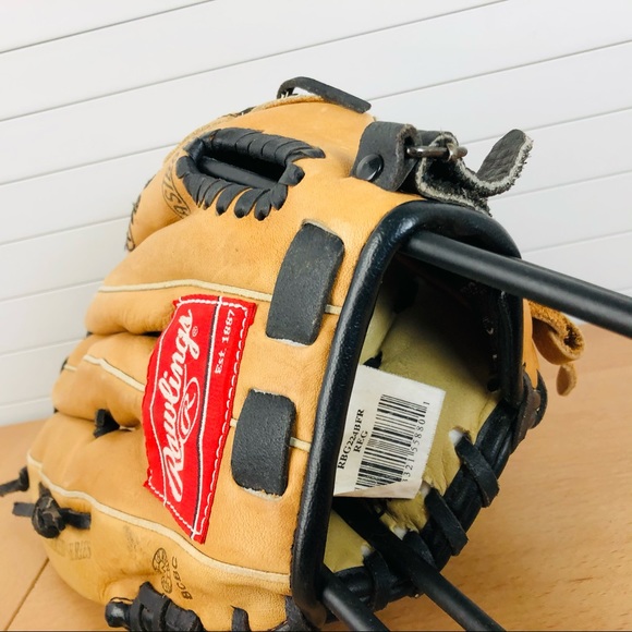 Rawlings RBG224BFR Ken Griffey Jr. Leather 11” Right Hand Thrower Baseball Glove - Picture 15 of 15